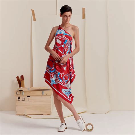 hermes silk dresses